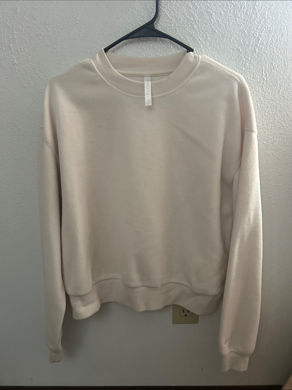 FABLETICS Cream Crewneck Sweatshirt